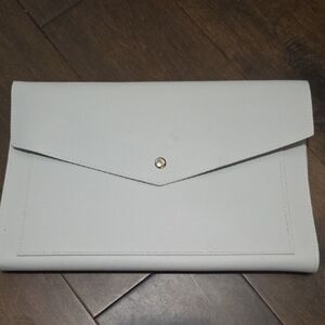 Elegant White Envelope Clutch for Home Office